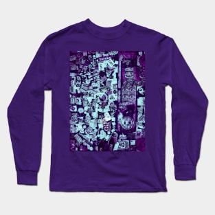 Street Art Sticker NYC Long Sleeve T-Shirt